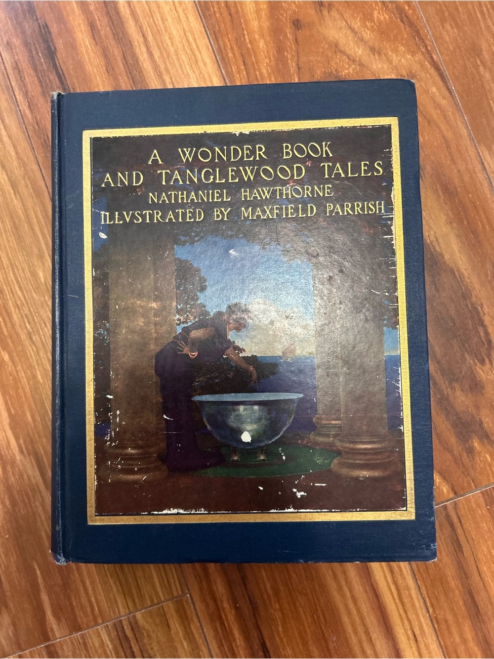 A Wonder Book and Tanglewood Tales - Nathaniel Hawthorne 1910 (Blue Cover)